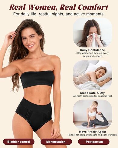 ملابس داخلية مضادة للتسرب على شكل فراشة اليشم للنساء، سراويل داخلية قابلة للغسل للتحكم في المثانة، ملابس داخلية قابلة لإعادة الاستخدام in Kuwait