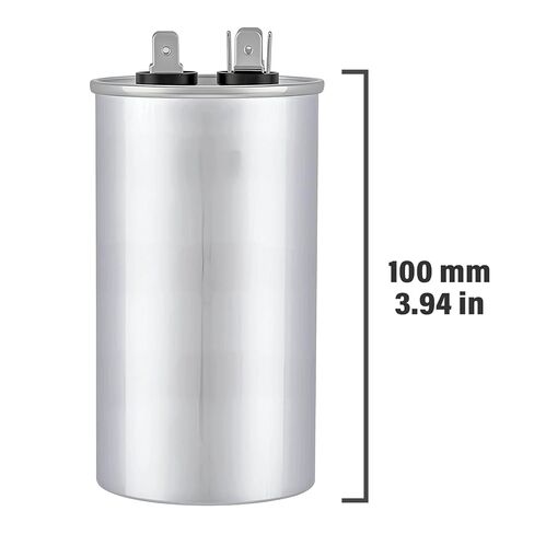 60 فائق التوهج 60MFD CBB65B تشغيل بدء مكثف مستدير 60 فائق التوهج MFD 370 فولت أو 450 فولت CBB65 A/C مكثفات مكيف الهواء 370VAC 440VAC 450VAC ± 6% 50/60 هرتز للتيار المتردد in Kuwait