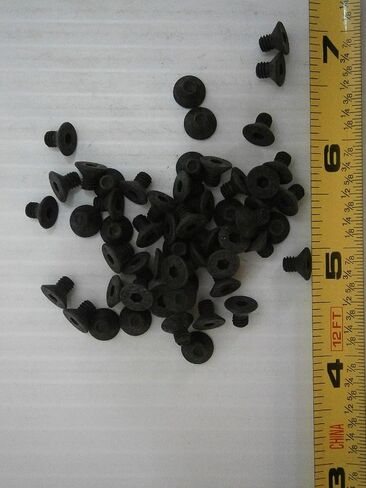 New Pack of M4x6 Flat Socket Cap Screw Hex Drive Stainless Steel Black Oxide lot of 50#1625 Multi-Purpose Comprehensive Hardware Fastener Assortment Kit WnyNEH06906 in Saudi Arabia