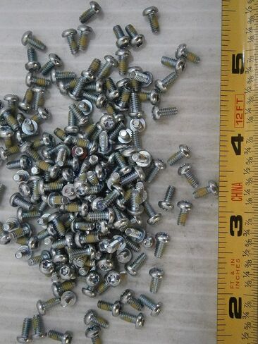 حزمة جديدة من براغي الماكينة 4/40 × 1/4 رأس توركس فولاذية مع رقعة ثلاثية. مجموعة متنوعة من أدوات تثبيت الأجهزة الشاملة متعددة الأغراض رقم 75#1989 WnyNEH06815 in Saudi Arabia