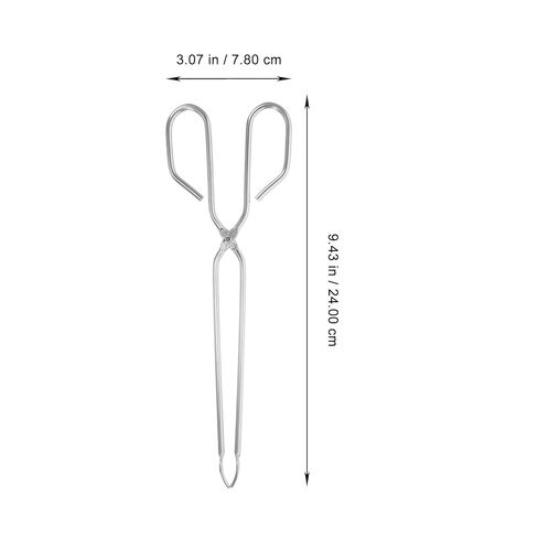 أداة التقاط النفايات الورقية من الفولاذ المقاوم للصدأ مقاس 24 سم بقطر سلك 4.8 مم، أداة التقاط القمامة المضادة للحرق للاستخدام الخارجي وتنظيف الصرف الصحي المنزلي in Kuwait