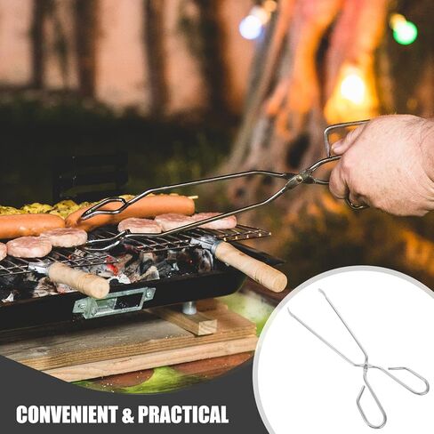 أداة التقاط النفايات الورقية من الفولاذ المقاوم للصدأ مقاس 24 سم بقطر سلك 4.8 مم، أداة التقاط القمامة المضادة للحرق للاستخدام الخارجي وتنظيف الصرف الصحي المنزلي in Kuwait