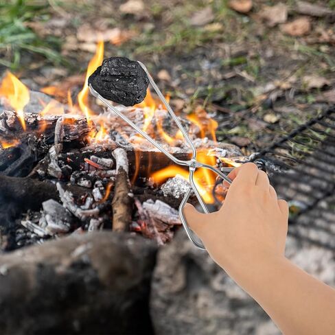 أداة التقاط النفايات الورقية من الفولاذ المقاوم للصدأ مقاس 24 سم بقطر سلك 4.8 مم، أداة التقاط القمامة المضادة للحرق للاستخدام الخارجي وتنظيف الصرف الصحي المنزلي in Kuwait