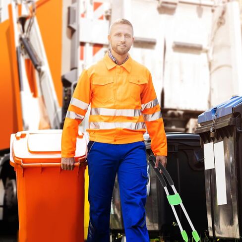 Kichvoe Multifunctional Small Trash Grabber Reacher Tool with Long Handle Green Garbage Picker for Outdoor Litter Pickup and Senior Waste Collection in Saudi Arabia