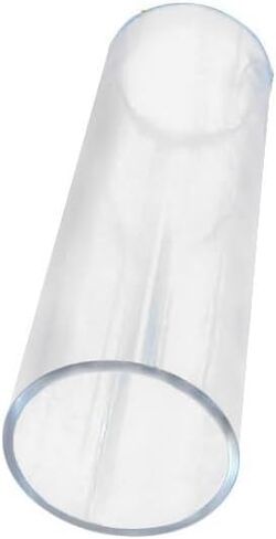 250mm Length Transparent Round Acrylic Tube OD 80mm x ID 70mm PMMA Material Through Pipe 1PC in Saudi Arabia