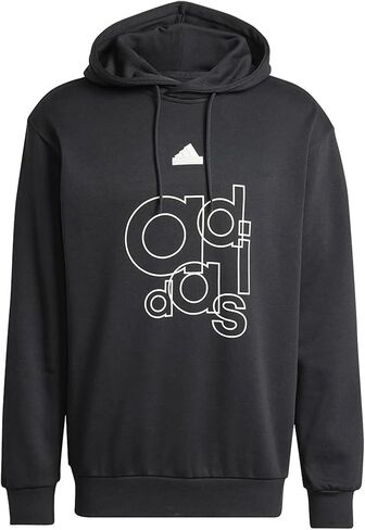 adidas Men's Graphic Printed Fleece Hoodie in Saudi Arabia