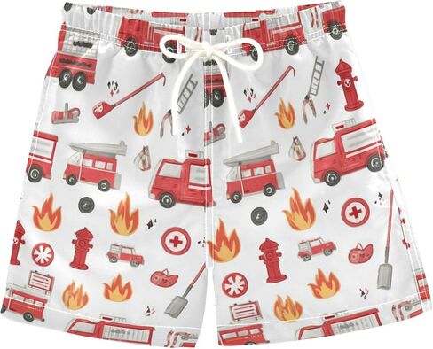 Bees Honeycombs Yellow Boys Swim Trunks Toddler Swim Board Shorts Quick Dry Little Boy Swimwear Bathing Suits in Saudi Arabia