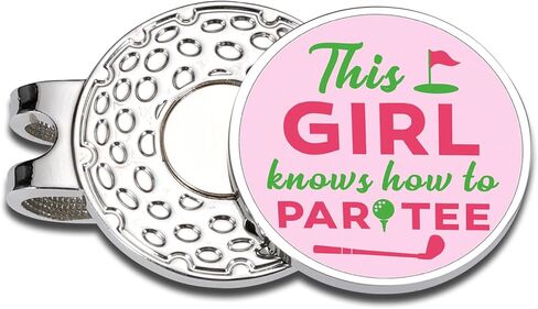 Funny Golf Ball Marker for Women, Pink Golf Accessories for Women Girls Golfers, Funny Golf Gifts for Girls, Golfing Accessories for Woman Ladies, Golfs Essentials Birthday Gift Idea in Kuwait