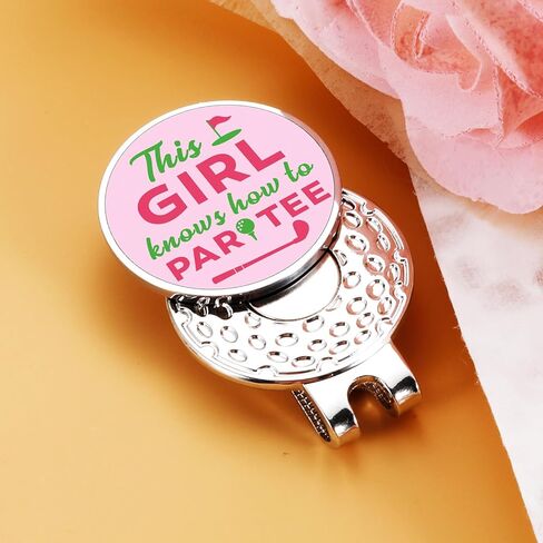 Funny Golf Ball Marker for Women, Pink Golf Accessories for Women Girls Golfers, Funny Golf Gifts for Girls, Golfing Accessories for Woman Ladies, Golfs Essentials Birthday Gift Idea in Kuwait