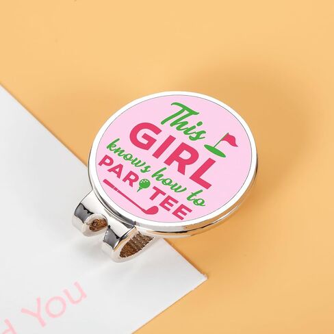 Funny Golf Ball Marker for Women, Pink Golf Accessories for Women Girls Golfers, Funny Golf Gifts for Girls, Golfing Accessories for Woman Ladies, Golfs Essentials Birthday Gift Idea in Kuwait