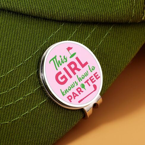 Funny Golf Ball Marker for Women, Pink Golf Accessories for Women Girls Golfers, Funny Golf Gifts for Girls, Golfing Accessories for Woman Ladies, Golfs Essentials Birthday Gift Idea in Kuwait