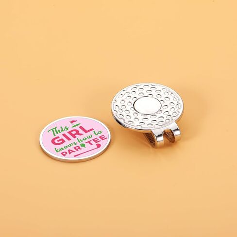 Funny Golf Ball Marker for Women, Pink Golf Accessories for Women Girls Golfers, Funny Golf Gifts for Girls, Golfing Accessories for Woman Ladies, Golfs Essentials Birthday Gift Idea in Kuwait