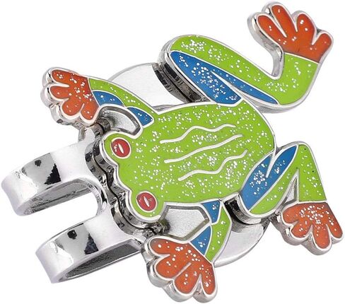 Golf Ball Marker Hat Clip, Metal Mini Magnetic Hat Clip, Tree Frog Shape Funny Ball Markers for Golf Training in Saudi Arabia