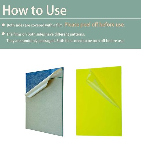 6Pcs Colored PMMA Acrylic Sheets 5x7 Inch 6 Vibrant Colors, High Transparency for Laser Engraving, DIY Crafts, Art Projects, Model Making (Mixed Colors, 5"x7") in Kuwait