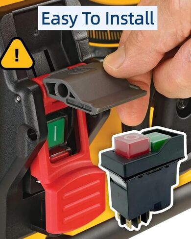 LDZ-6-4 Push Button Switch Compatible with DKLD 6-pin 18A 127V T85/55 5E4 IP55 in Saudi Arabia