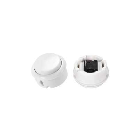 Momentary Game Push Button Switches Game Button [for Arcade Video Game] 30mm White 6 in Saudi Arabia