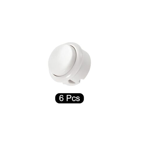 Momentary Game Push Button Switches Game Button [for Arcade Video Game] 30mm White 6 in Saudi Arabia