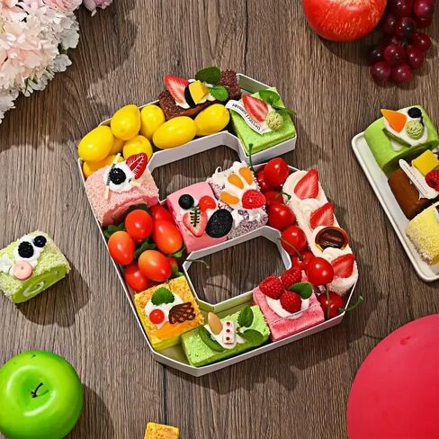 2026 ديكورات التخرج، 10.2 بوصة 2026 مجموعة رقم من الورق المقوى للتشاركوتيري، صينية قابلة للتعبئة لبسكويت الشوكولاتة، كب كيك، ديكورات الحفلات لذكرى عيد ميلاد التخرج (2026) in Kuwait