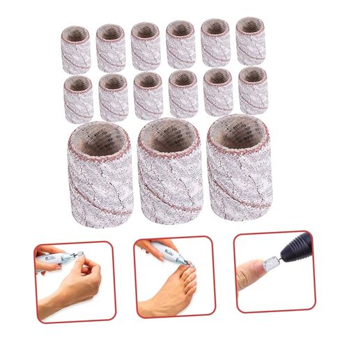 LIFKOME 200Pcs Nail Art Sanding Bands Sanding Rings for Polishing and Shaping Natural Artificial Nails Durable Nail Polishing Bands for Manicure for Beginners in Saudi Arabia