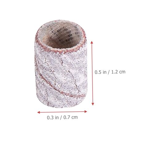 LIFKOME 200Pcs Nail Art Sanding Bands Sanding Rings for Polishing and Shaping Natural Artificial Nails Durable Nail Polishing Bands for Manicure for Beginners in Saudi Arabia