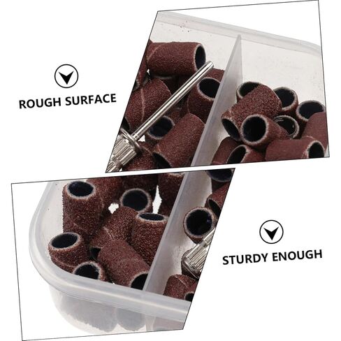 Garneck Manicure Sanding Bands for Nail Grinding Premium Quality Nail Polishing Tool for Home and Salon Use and Leveling in Saudi Arabia