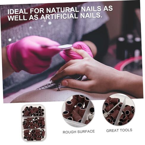 Garneck Manicure Sanding Bands for Nail Grinding Premium Quality Nail Polishing Tool for Home and Salon Use and Leveling in Saudi Arabia