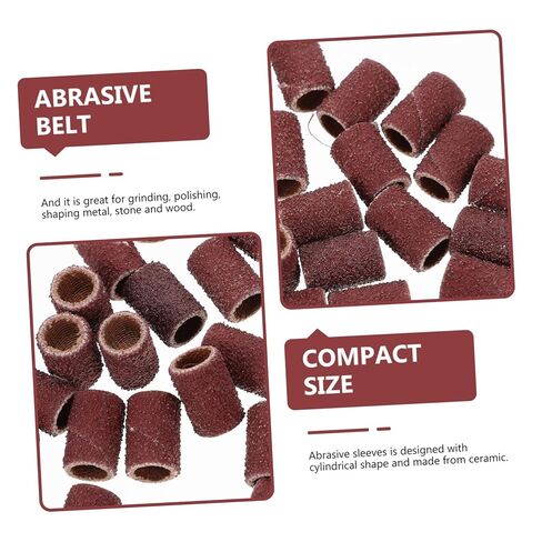 Alipis Nail Drill Sanding Bands Grit Abrasive Sleeves Grinding Head Sander 6mm Id 8mm Od Woodcarving Sanding 100 Pcs Pack in Saudi Arabia