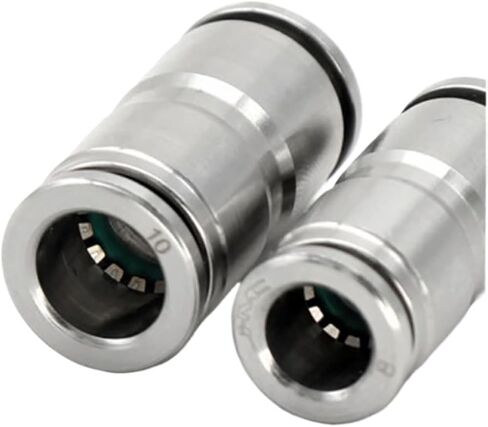 10pcs, PU4-4,PU6-6,PU8-8,PU10-10,PU12-12,PU14-14,PU16-16,304 Stainless Steel Straight Union Connector(10PCS PU16-16) in Saudi Arabia