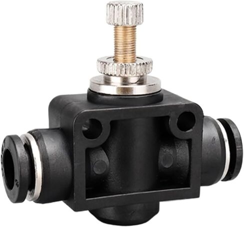 أسود SA هوائي موصل سريع 4 6 8 10 12 مللي متر خرطوم دليل تنظيم صمام التحكم في التدفق صمام تنظيم في اتجاه واحد (SA-10) in Kuwait