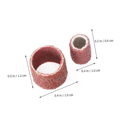 CALLARON Rotary Tool Sandpaper Ring Set 20 Pcs Sanding Bands for Wood Metal Easy to Use for DIY Projects Craftwork in Saudi Arabia