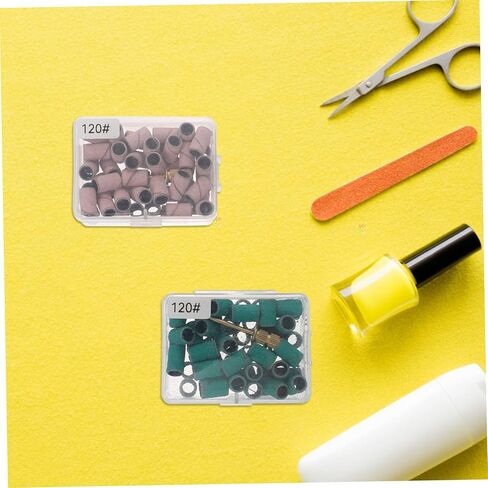 CALLARON Manicure Sanding Bands 750pcs Colorful Polishing Abrasive Rings for Nail Grinding High Efficiency Nail Art Accessory for Professional Salons and Home Use in Saudi Arabia