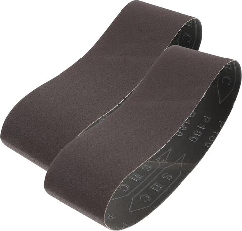 2pcs Grit Sanding Belts for Belt Sander Portable Anti-static Sandpaper for Efficient Sanding and Polishing Compatible with Standard Sanders in Saudi Arabia