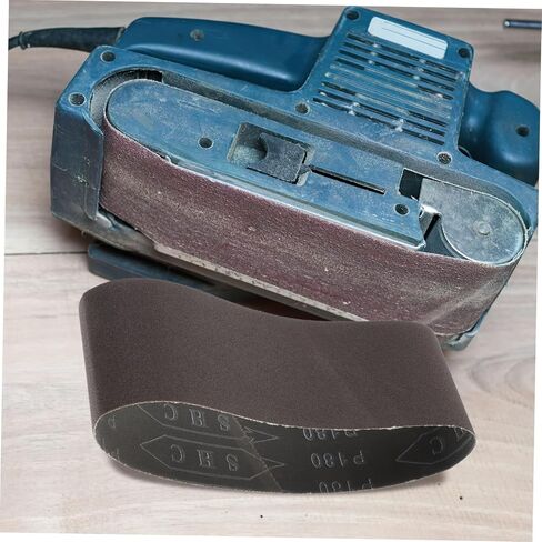 2pcs Grit Sanding Belts for Belt Sander Portable Anti-static Sandpaper for Efficient Sanding and Polishing Compatible with Standard Sanders in Saudi Arabia