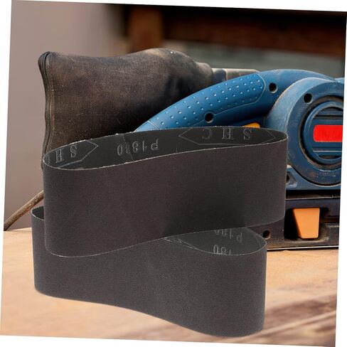 2pcs Grit Sanding Belts for Belt Sander Portable Anti-static Sandpaper for Efficient Sanding and Polishing Compatible with Standard Sanders in Saudi Arabia