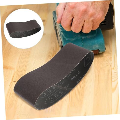 2pcs Grit Sanding Belts for Belt Sander Portable Anti-static Sandpaper for Efficient Sanding and Polishing Compatible with Standard Sanders in Saudi Arabia