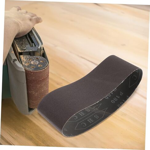 2pcs Grit Sanding Belts for Belt Sander Portable Anti-static Sandpaper for Efficient Sanding and Polishing Compatible with Standard Sanders in Saudi Arabia