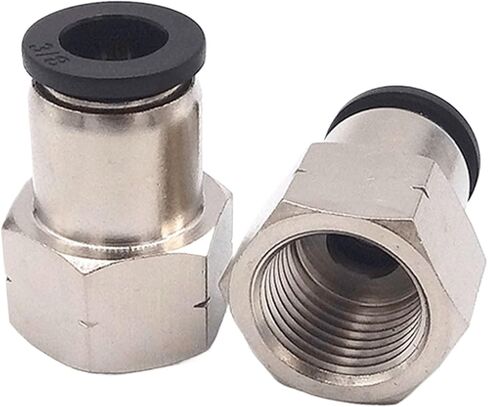 Thread pneumatic quick connector inch hose connector pipe PCF pneumatic quick plug connector NPT1/8 1/4 3/8 1/2(PCF 5-32-N02) in Saudi Arabia