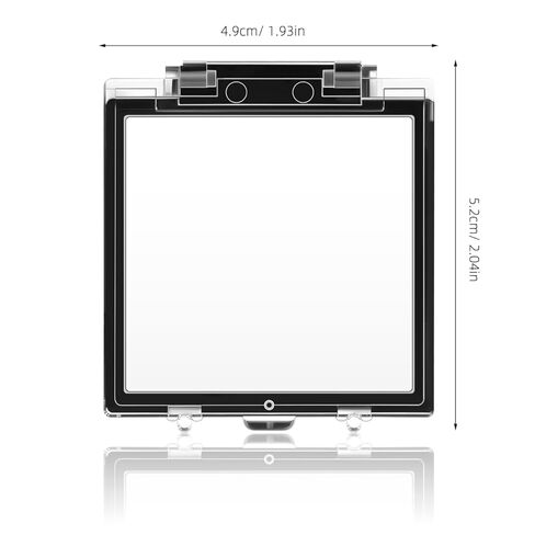 MAGICLULU 2-Pack Power Button Switch Guard - Square Plastic Push Button Cover - Clear Computer Case Shield for PC Desktop, Dishwasher, Washing Machine & Elevator Safety (Transparent) in Saudi Arabia