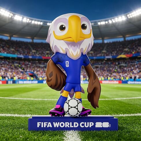Lainergie FIFA 2026 World Cup Official Licensed Mascot 5 Inch Figurines Set of 3 (Maple, Zayu & Clutch), Collectable Soccer Figures, Gift Idea- Sports Fans - Model Figure for Collectors in Kuwait