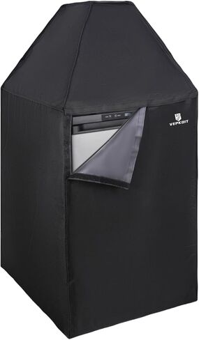 غطاء برج البيرة Kegerator، غطاء Kegerator سكني للاستخدام في الهواء الطلق، غطاء غبار بيرة مقاوم للماء لبرج البيرة المزدوج أو الثلاثي، ملحقات Kegerator - أسود in Kuwait