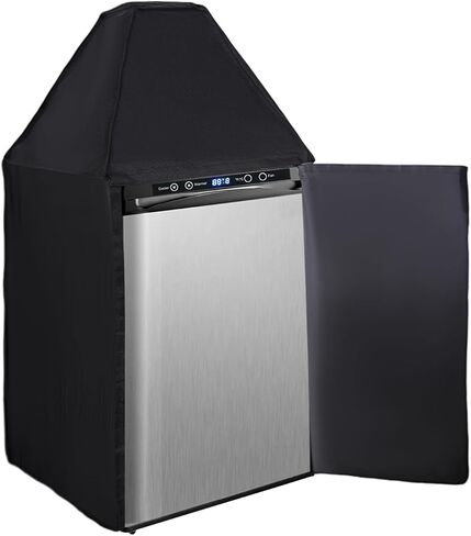 غطاء برج البيرة Kegerator، غطاء Kegerator سكني للاستخدام في الهواء الطلق، غطاء غبار بيرة مقاوم للماء لبرج البيرة المزدوج أو الثلاثي، ملحقات Kegerator - أسود in Kuwait