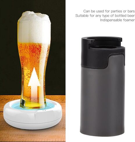 2PCS Bottled Beer Foam Maker, Portable Beer Ultra Fine Foam Dispenser for Home, Keep Taste Longer in Saudi Arabia