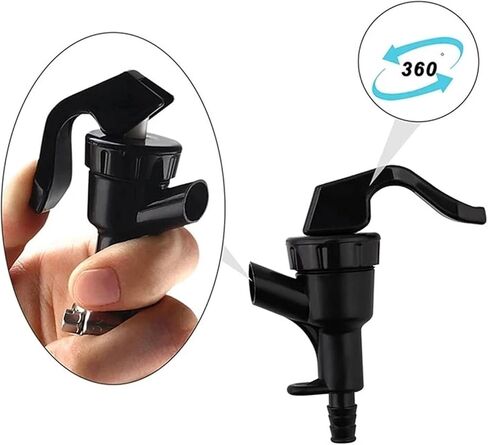 ملحقات تخمير مجموعة خط غاز البيرة مقاس 5/16 بوصة وقفل كرة الغاز/السائل وصنبور النزهة، موزع البيرة مع أنبوب PVC لملحقات تخمير التخمير المنزلي in Kuwait