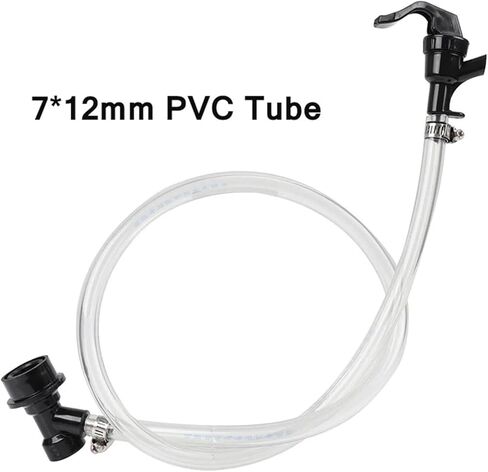 ملحقات تخمير مجموعة خط غاز البيرة مقاس 5/16 بوصة وقفل كرة الغاز/السائل وصنبور النزهة، موزع البيرة مع أنبوب PVC لملحقات تخمير التخمير المنزلي in Kuwait