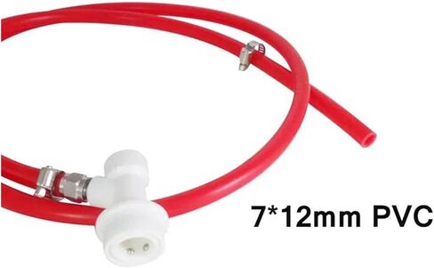 ملحقات تخمير مجموعة خط غاز البيرة مقاس 5/16 بوصة وقفل كرة الغاز/السائل وصنبور النزهة، موزع البيرة مع أنبوب PVC لملحقات تخمير التخمير المنزلي in Kuwait