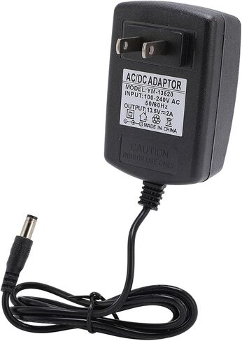 EBTOOLS 13.5V 2A Power Supply Adapter, DC 5.5x2.5mm Output with 5 Protections, for LED Signboard LED Display Industrial Control Router Game Console (US Plug) in Saudi Arabia