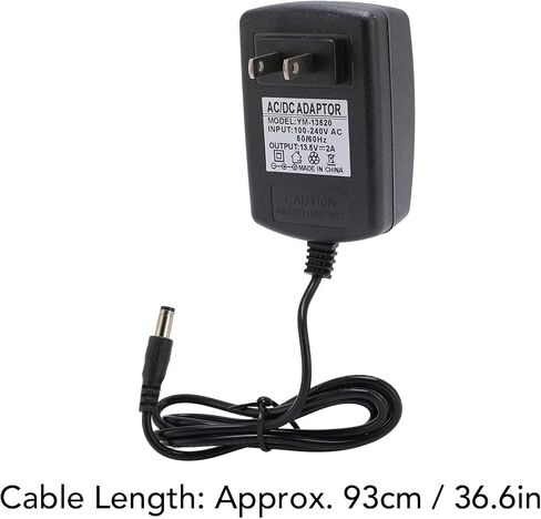 EBTOOLS 13.5V 2A Power Supply Adapter, DC 5.5x2.5mm Output with 5 Protections, for LED Signboard LED Display Industrial Control Router Game Console (US Plug) in Saudi Arabia