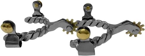Showman Toddler Stainless Steel Twisted Band Spurs in Saudi Arabia