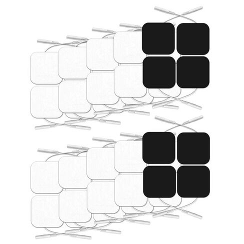 12 قطعة من وسادات الأقطاب الكهربائية لوحدة العشرات مقاس 2 × 2 بوصة، جل محسن (من اليابان)، وسادات بديلة للعشرات قابلة لإعادة الاستخدام، خالية من اللاتكس وصديقة للبشرة، متوافقة مع عشرات/EMS in Kuwait