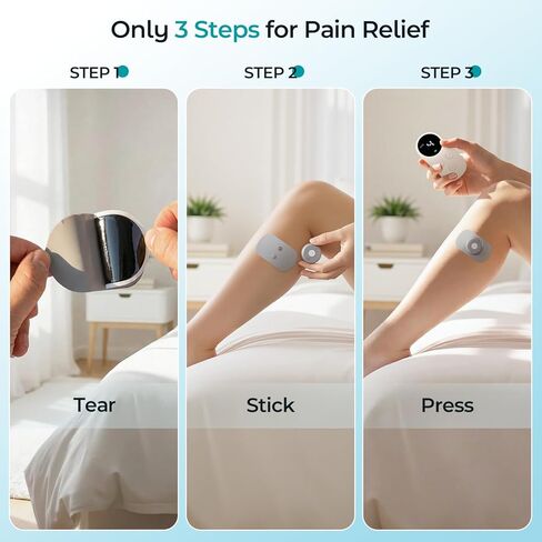 Betife وحدة تحفيز العضلات اللاسلكية، جهاز TENS لآلام الظهر مع 6 أوضاع، 16 مستوى كثافة، وسادات قطب كهربائي قابلة لإعادة الاستخدام وجهاز تحكم عن بعد، مثالي للمكتب، وصالة الألعاب الرياضية، والسفر in Kuwait